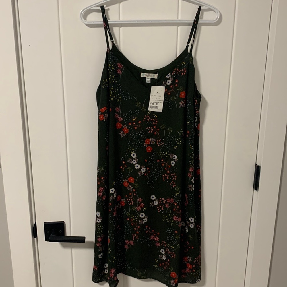 Winners green spaghetti strap dress